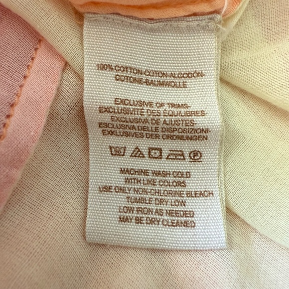 Free People Rainbow Rays Button Up Oversized Tunic Size XS - Picture 10 of 10